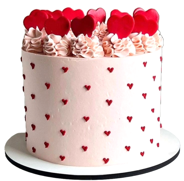 Heart & Heart Cake