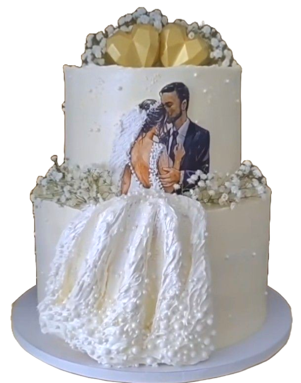 Happily ever Wedding Cake