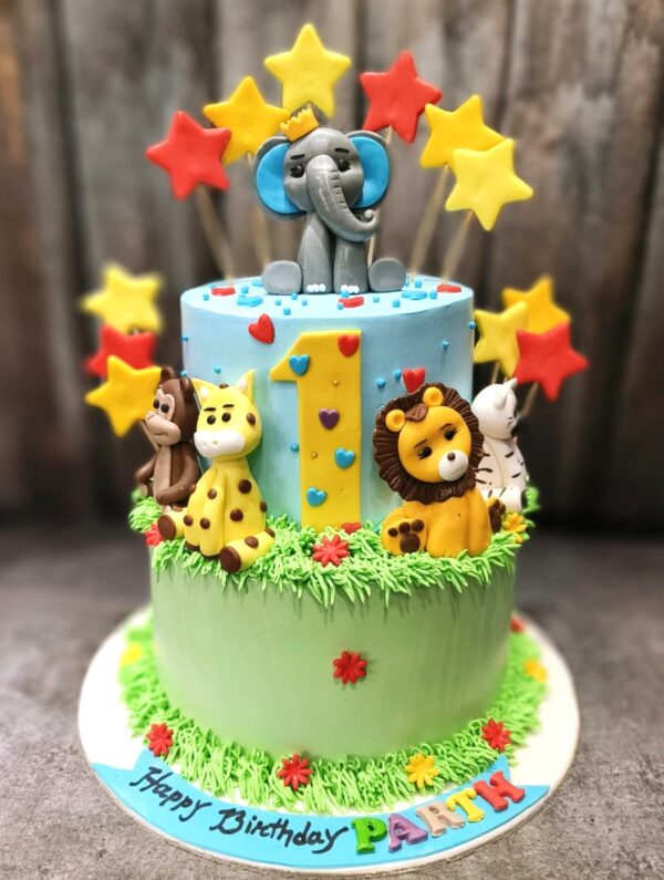 Jungle diaries cake