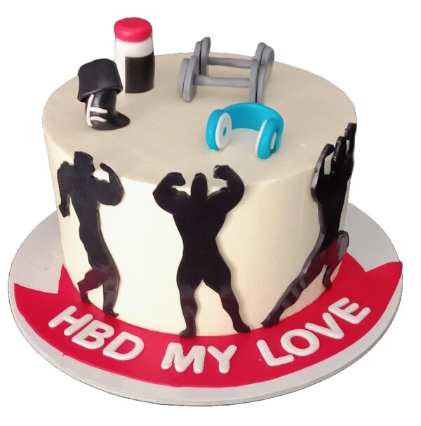 Muscle Marvel Gym Cake