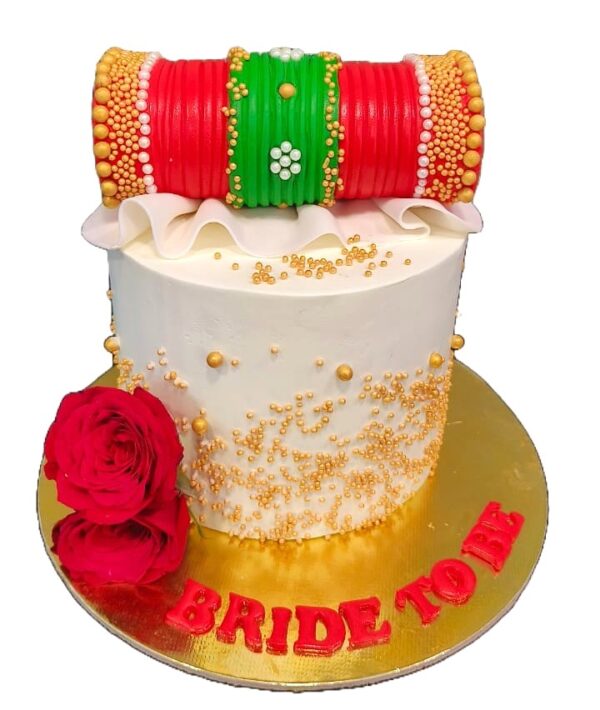 Bride-to-be Bangle Cake