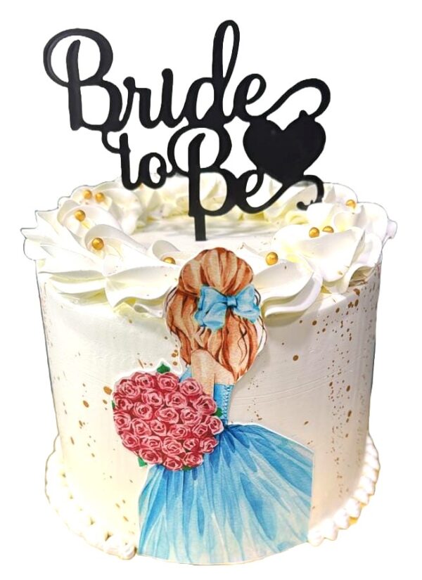 Bride-to-be Bouquet Cake